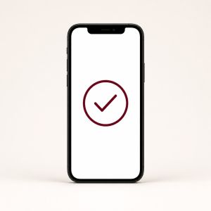 Подтверждение предварительной оценки на телефоне