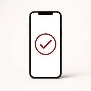 Подтверждение предварительной оценки на телефоне